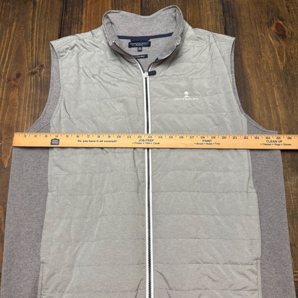 Fairway & Greene, Golf Vest McAllan blend XXL, cashmere cotton Mens Gray Quilted - Picture 5 of 7